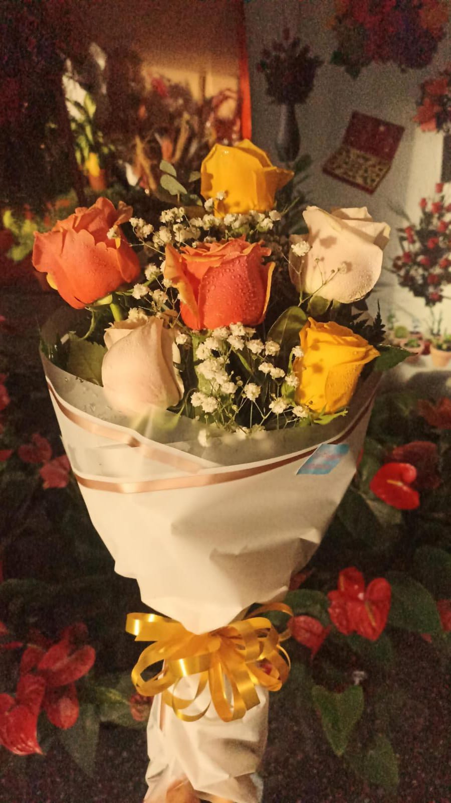 Ramo con 6 rosas